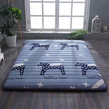 Tappetino Letto futon Tradizionale Coprimaterasso Queen Size Single Size-B 180x200cm (71x79 Pollici)