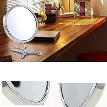 Specchio per Il Trucco, Specchi Portatili con Manico Specchio Cosmetico Ingrandito 3X - Specchio Cosmetico Rotondo da 6 Pollici per Il Piano del Tavolo della Camera da Letto del Bagno