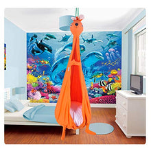 LFLDZ Hammocks, Home Child Hammock Sedia per Bambini Swing Pod Outdoor Interno Appeso Sedile Amaca Amici Arredi per Esterni