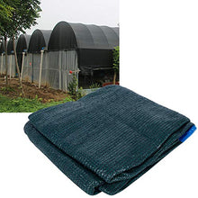 Telo ombreggiante con Protezione Solare al 70% - Telo ombreggiante da Giardino con Occhielli - Rete da Sole Nera per Copertura per Piante Serra Barn Kennel Pool Pergola Piscina - 2x5m/6.6x16.4ft