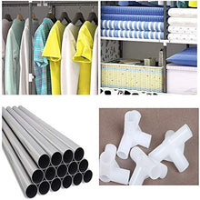 jooe Organizzatore Tela Armadio Assemblaggio Stoccaggio Vestiti Appesi Scaffali Metallo Portatile Camera da Letto Casa,B