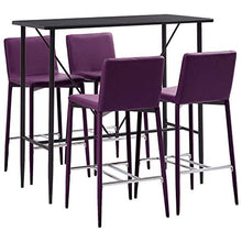 SKM Set da Bar 5 pz in Similpelle Viola D