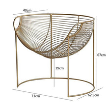 YShop - Divano moderno e minimalista, con schienale curvo, per camera da letto, balcone, tempo libero, giardino