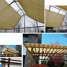 WXQIANG Copertura della Vela dello Schermo di Sun for Pergola/Giardino/Tenda/Windows, Rettangolo Mesh Canopy con Occhielli, Il 90% Crema di Protezione Solare e Resistente ai Raggi UV, Beige Prot