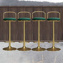 Sgabelli da Bar Sedia Set 4 Sgabelli da Bar in Stile con Schienale, Poggiapiedi e Altezza Regolabile Regolabile Sgabello da Bar (Color : A1)