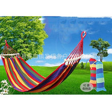 Amaca leggera da viaggio in cotone morbido, ottima per giardino, pic-nic, campeggio, escursioni, spiaggia