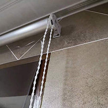 Siepe Artificiale Recinzione Privacy Patio Tenda a rullo trasparente in PVC tenda divisoria resistente alle intemperie antipolvere con spina e collane di perle per patio esterno veranda balcone GCSQF0