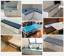 Cuscino per panca da 100/120/150 cm per interni ed esterni, cuscini spessi 3/5 cm per panca da giardino da 2 o 3 posti, cuscino per panca lunga da sala da pranzo, personalizzabile