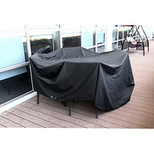 WINOMO Copertura per mobili da giardino, impermeabile, per tavolo da esterno, 213 x 132 x 74 cm