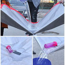 LHOME Telo Impermeabile, PE Rosso Argento Foglio di plastica Tarps 180 Grammi/Piazza con galvanizzato asole. (Size : 2m*3m)
