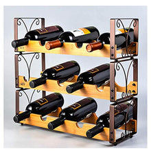 ASDFGHJKL Vino Rack Impilabile, Durevole Non Deformabili Free Standing E Banco di Stoccaggio del Vino Shelf