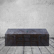THJ Set di Mobili da Giardino per Esterni, Rivestimento per Mobili in Tessuto Oxford 210D Resistente all'Acqua E Resistente per Set di Cubi, Mobili da Giardino (163 * 61 * 122cm,Nero)