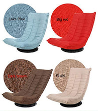 Divano pigro Poltrona Girevole Lazy Couch Camera da Letto con Balcone Camera da Letto per Il Tempo Libero (Colore : Lake Blue)