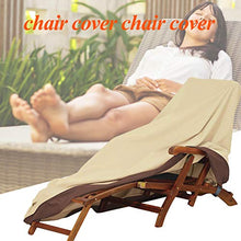 flou Sunleunger - Copertura per sedia da giardino, impermeabile, per tutte le stagioni, 198 - 90 - 84 cm