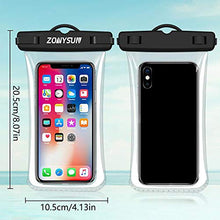 Custodia impermeabile galleggiante, custodia universale per telefono impermeabile con cordino per iPhone 11 Pro Max XS Max XR X 8 7 Plus 6s Galaxy S10 S9 S20 Ultra Note 9/10 fino a 6 pollici