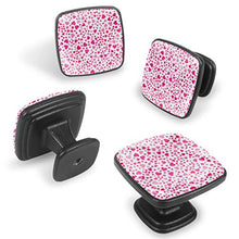 San Valentino piccolo cuore Pomelli per Porta Set di 4 Pomelli per Mobili Manopole per Cassetti Cucina Armadio Vetro