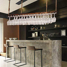 Rastrelliere per bicchieri da vino HOLDING HOLD HOLDER-BROARD, soffitto a soffitto in ferro Supporto per bicchieri per la casa / cucina / bar, altezza regolabile: 30-60 cm Organizzazione e conservazio