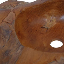 Lingjiushopping - Lavabo in teak massiccio, 50 cm