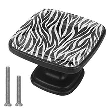 zebra Pomelli per Porta Set di 4 Pomelli per Mobili Manopole per Cassetti Cucina Armadio Vetro