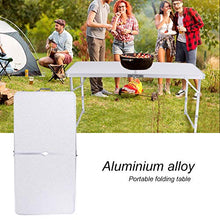 FAMKIT 4Ft Tavolo Pieghevole Cavalletto Camping Partito Picnic BARBECUE Stallo Graden Coperta