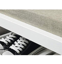 Mobili per la casa e Giardino Panca scarpiera con Cuscino Sedile, Sgabello Cambio in Legno, Panca per ripostiglio Ottomani da Cucina