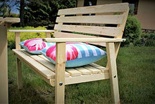 QLS JBM Family - Set di mobili da giardino con 2 sedie e panche, in legno