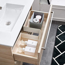 ATUM HOME - Mobiletto da parete grande da 800 mm, con lavabo, guardaroba, con 2 cassetti, chiusura morbida