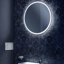 FACKELMANN - Set di mobili da bagno Lima per piccoli bagni, con lavabo da 60 cm e specchio da bagno a LED