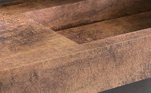 Schildmeyer Elias 140986 Lavabo di Design, Materiale Robusto, Rame, B/H/T 102x12x46 cm
