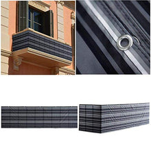 HAOMENGG Schermo per la Privacy del Balcone, 5 x 0,9 m, Schermo per la Privacy Protezione UV Impermeabile Copertura per Schermo Resistente alle intemperie con Occhielli