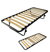 SARDAMATERASSI Rete a doghe singola 80x190 salvaspazio con piedi estraibili a scomparsa+ materasso memory 19 cm + guanciale memory saponetta omaggio