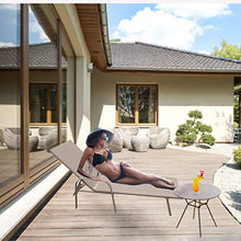 2X Lettino Prendisole Da Giardino Regolabile In 5 Posizioni 193 X 59 Cm Lettino Da Giardino E Piscina in Alluminio Trasportabile E Pieghevole Tessuto Textilene Resistente Di Color Sabbia