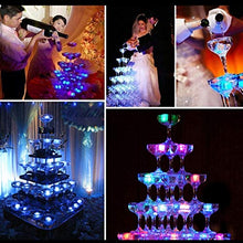 RANGE Home Bar Accessori e Arredamento Colourful Glowing Ice Cubes Bar Hen Hen Party Vino Decorazione Vetro LED Blocco Fluorescente Lampeggiante Lampada da Incasso Lampeggiante 12pc per congelatore