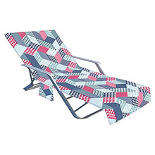 sdfsa - Telo coprisedia da spiaggia con tasche laterali in spugna, per piscina, chaise longue e chaise
