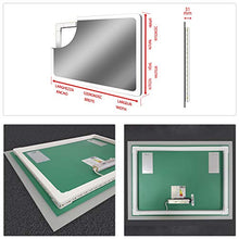 Specchio LED sala da Bagno Retroiluminato con illuminazione - su Misura - L59 120x80cm