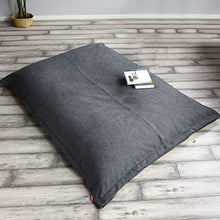 LDIW Gigante Pouf per Interni ed Esterni, Divano Pigro Poltrona Sacco Pouf Puff Ideale Come Sedia da Gaming e Sedia da Giardino,Nero,EPS - Arredi Casa