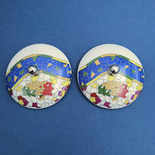 Abc_bagno Tappo Lavabo in Porcellana 2pz Gaudi Blu