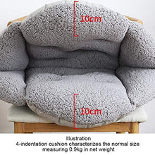 GXFCQKDSZX Morbido Cuscino di Supporto Lombare in Peluche, utilizzato per Auto da Ufficio e familiari
