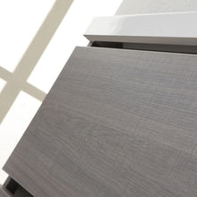 Kiamami Valentina MOBILE BAGNO MANHATTAN 90 CM CON CASSETTI CON VASCA A SINISTRA