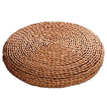 Poetance - Cuscino futon in paglia per meditazione, per interni ed esterni, cuscini per sedie esterne