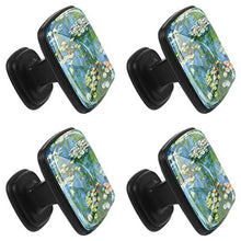 djjfnna Pomelli per Porta Set di 4 Pomelli per Mobili Manopole per Cassetti Cucina Armadio Vetro