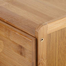 GXP Comodino Moderno Tavolini da Comodino in bambù Mini con 3 Cassetti Accessorio Camera da Letto