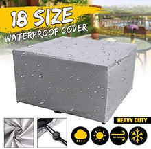 N / A 18 Altezza mobili da Giardino Cortile-Giardino Tavolo da Giardino Impermeabile della Copertura Protettiva di Caso Set per Le coperture mobili da Giardino Pioggia, 242x162x100cm