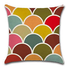 GSYYSZD Fodera per Cuscino in 4 Pezzi, Federa per Stampa Grafica Tridimensionale in Lino Adatta per Divano, Auto, Camera da Letto 45 * 45 cm,02