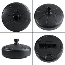 Base per ombrellone, base per ombrellone rotondo in plastica Supporto per bancone riciclabile, base per ombrellone