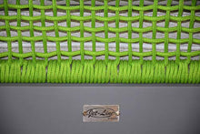 Jet-line - Divano da giardino "Cuba" Rope Design avvolgente in corda verde per esterni