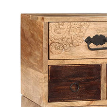 vidaXL Legno Massello di Mango Credenza Armadietto Portaoggetti Mobiletto