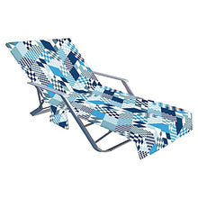 sdfsa - Telo coprisedia da spiaggia con tasche laterali in spugna, per piscina, chaise longue e chaise