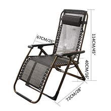 PAKUES-QO Sedia a Sdraio Pieghevole Regolabile Sedie da Giardino Lettino Prendisole Design ergonomico Comodo e Traspirante per terrazza Patio Beach Yard Support 330 libbre