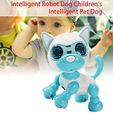 ASFD Smart Machine Dog Induction Touch Cucciolo Giocattolo Elettrico Intelligent Pet Blue